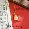 New Trendy Zirconium Small Lucky Bag Women's Niche Design Jewelry Necklace Pendant