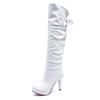 Boots Women's Spring and Autumn New Skinny Over-Knee Boots Women's Long Knight Boots Large Size Women's Boots