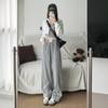 Washed Tencel Jeans Women's Spring Thin High Waist Straight Wide Leg Pants New Loose Casual Sickle Pants