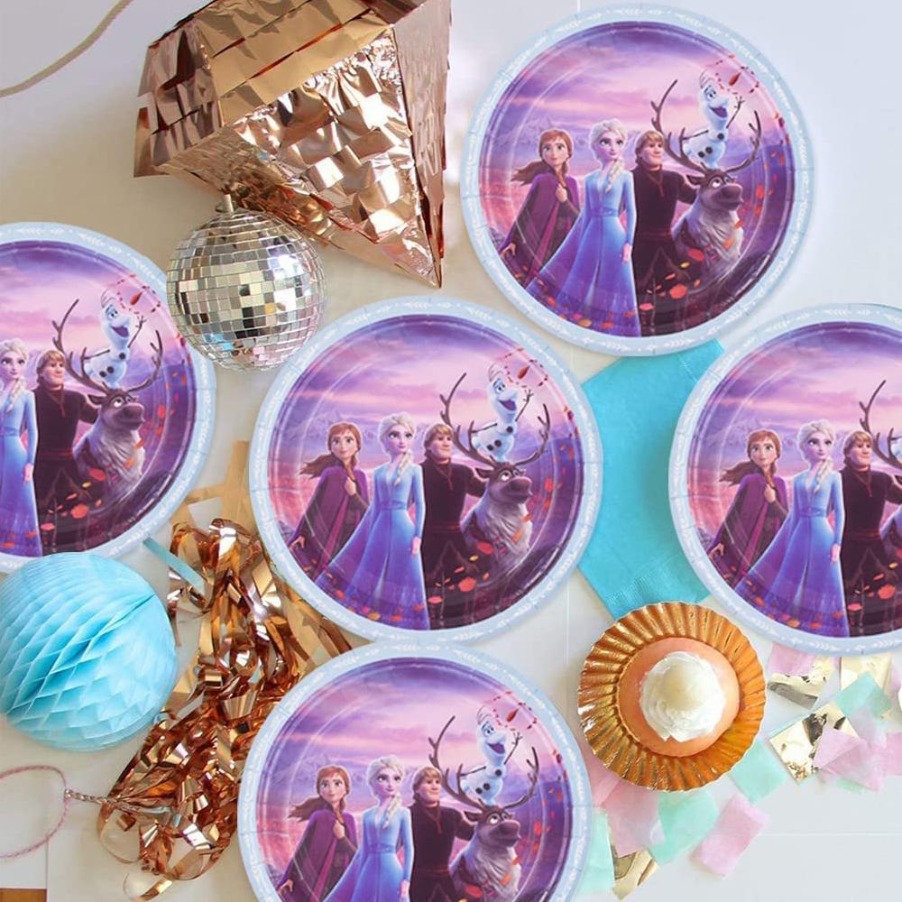 Princess Theme Decorations Banner Plate Cup Straws Tablecloth For Birthday Party