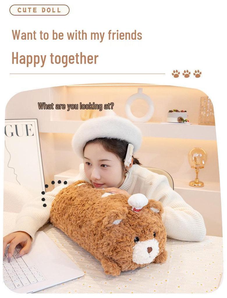 Cute Heart Bear Plush Toy - Soothing Teddy for Birthday, Cushion, or Sleep Companion