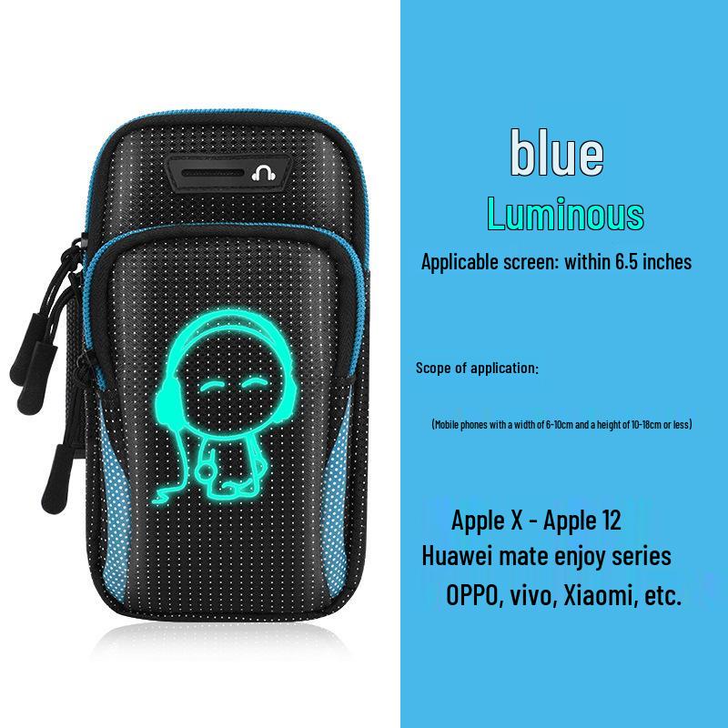 Men's and Women's Waterproof Running & Hiking Phone Armband: Large Capacity, Arm & Wrist Bag