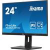 Écran PC - IIYAMA - XUB2491H-B1 - 23,8" FHD - IPS - 100Hz - 0,5ms - HDMI/DP - VESA 100x100 - Pied réglable + Pivot - Noir