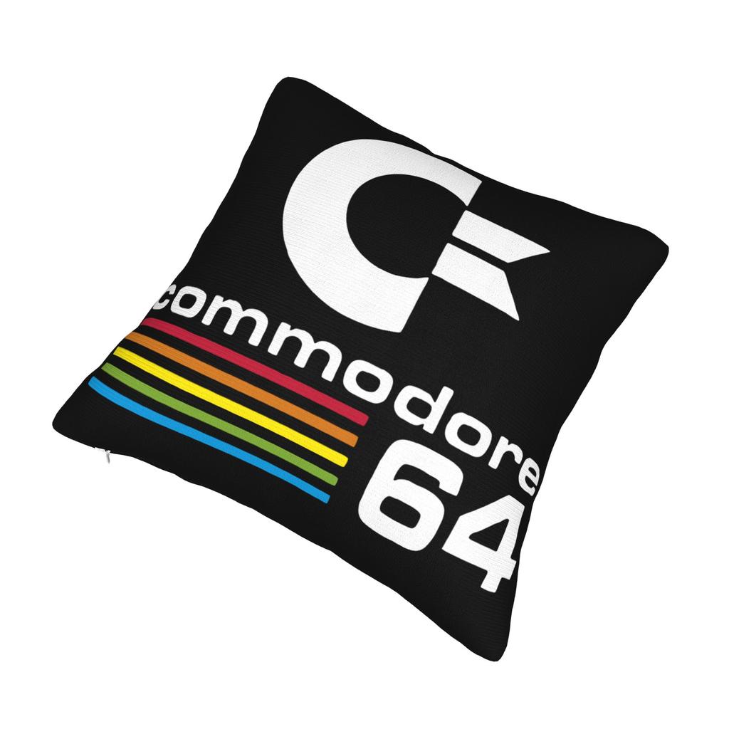 Vintage Commodore 64 Computer Pillowcase Soft Polyester Cushion Cover Decor Pillow Case Cover Seater Square 18''
