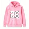 Unisex Kids Boys Girls Pullover Hoodie Casual Freedom 26 Chicago Graphic Long Sleeve Soft Warm Sweatshirt For Daily School Sports Wear