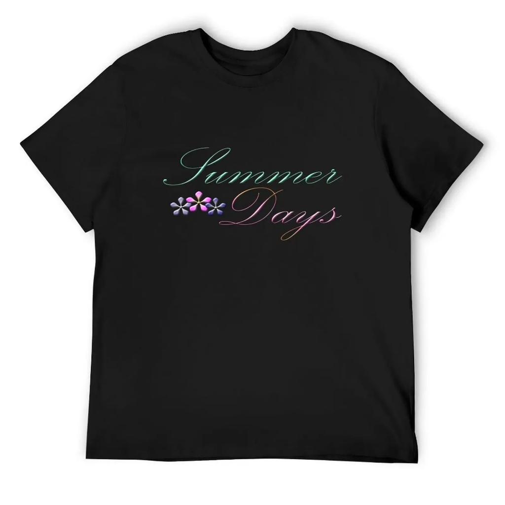 Summer Days T-Shirt cheap stuff anime croswit shirt man designer t shirt men
