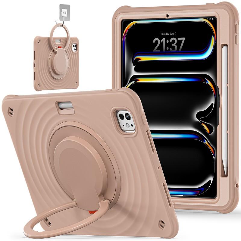 IPad Pro 11 Case 360 Rotating Stand Shockproof Hand Strap Outdoor Tablet Cover
