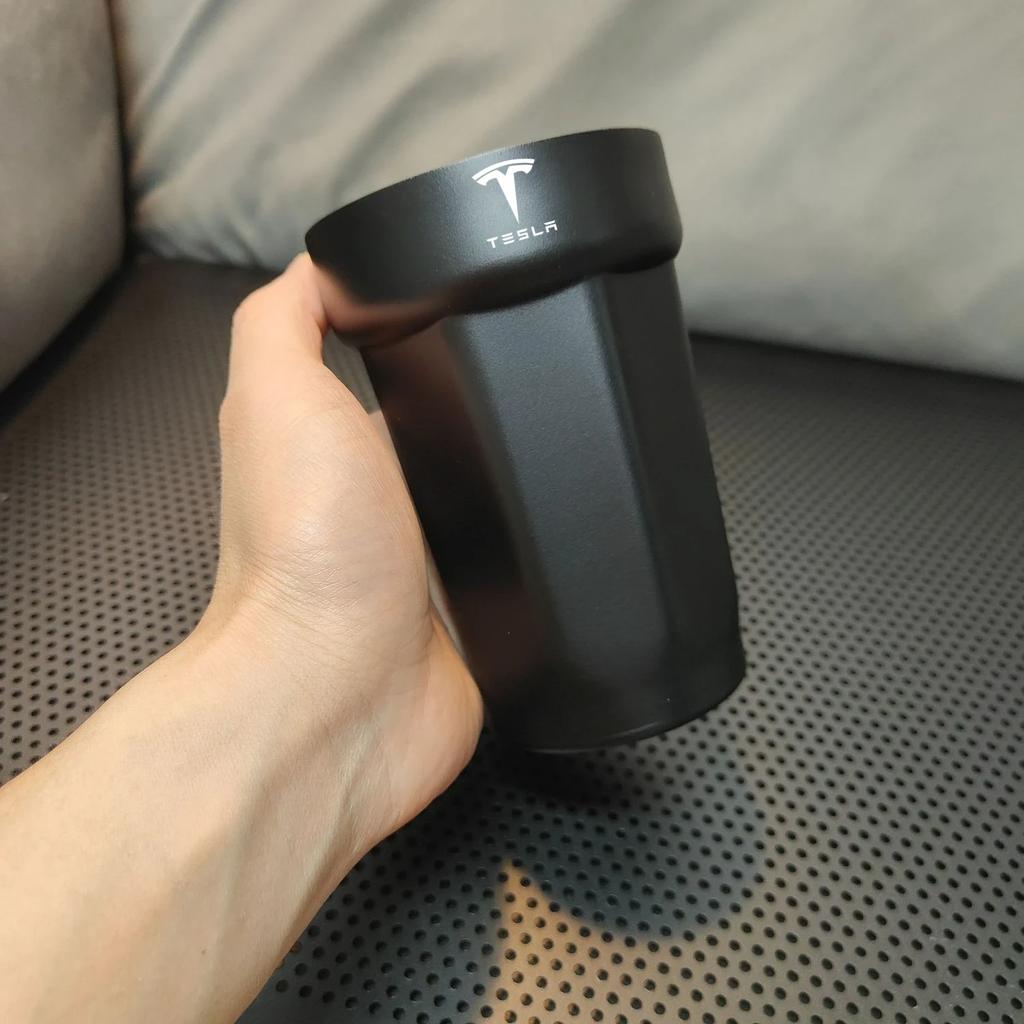 PKWYZ1 450ML Auto hrnek na vysavač Nerezový termos hrnek Pro Tesla Model 3 Model S Model X Model Y Cybertruck Coil Roadster SpaceX