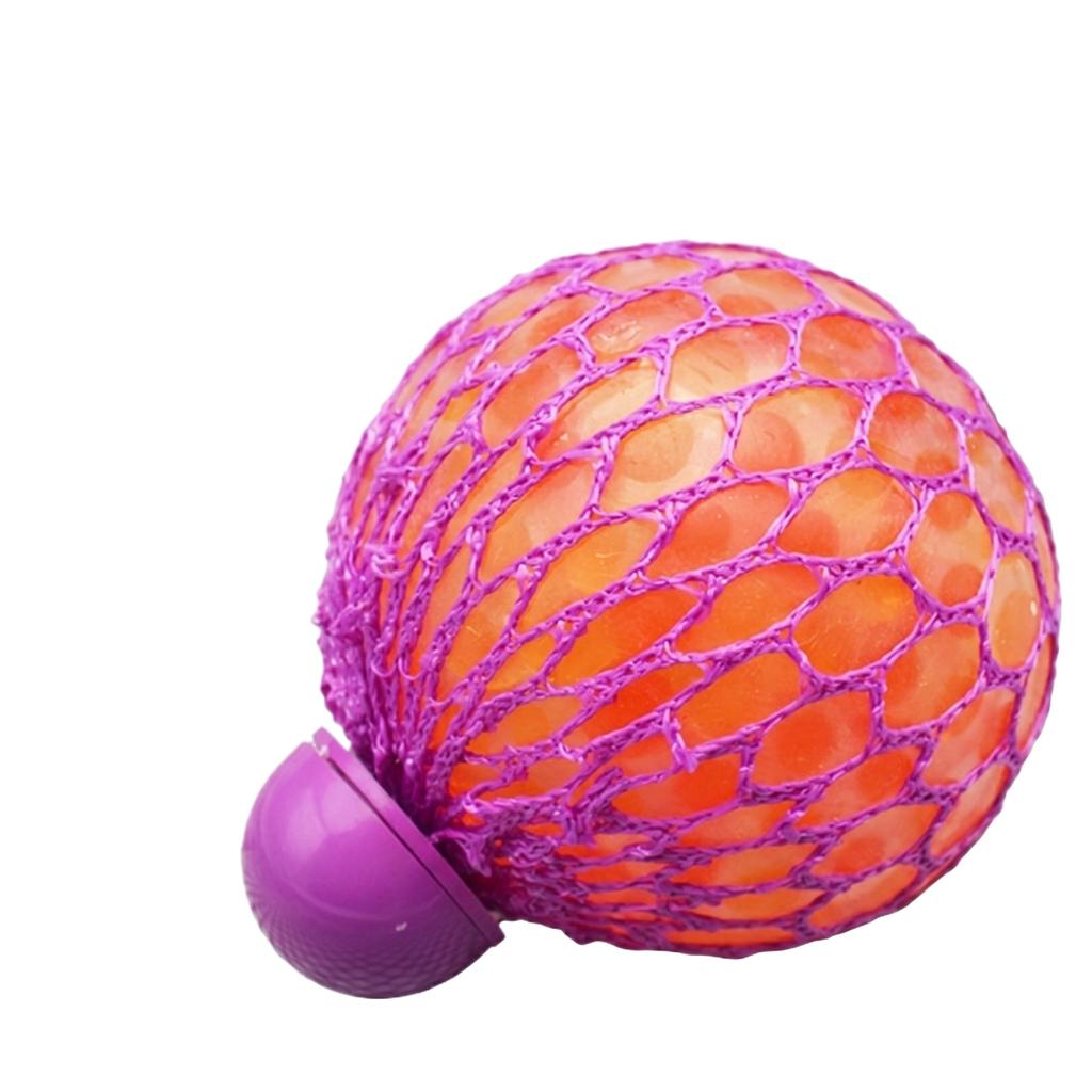 Mesh Covered Squeeze Stress Ball Toy for Hand Exercise and Sensory Relief Suitable for Office and Home Use 3ml Size