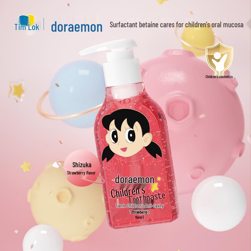 Tianle Doraemon Kids' Anti-Cavity Fluoride Toothpaste, 140g, for Ages 3-12