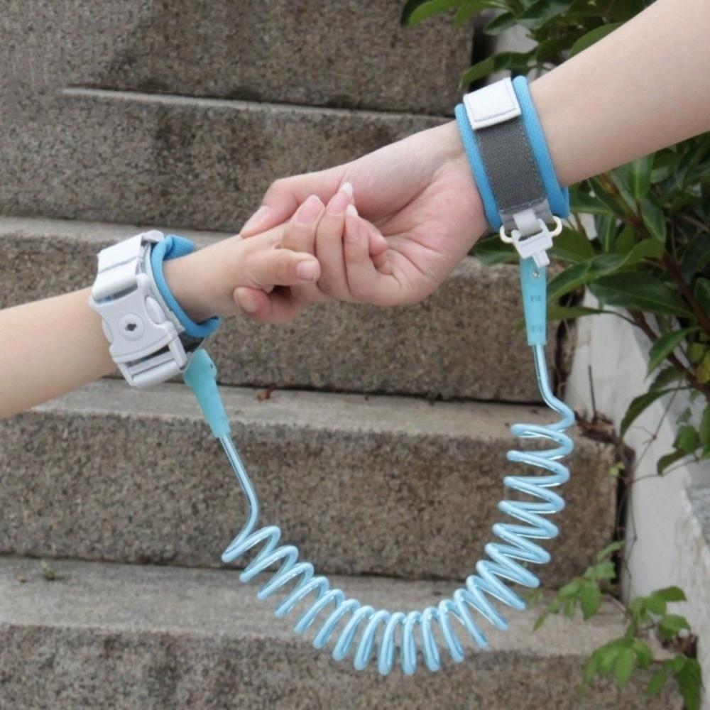 Breathable Baby Traction Rope Adjustable Children Harness Anti-lost Wrist Link Band  Toddler