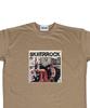 SK8ER ROCK Dirty Graffiti T-Shirt ((Beige ))