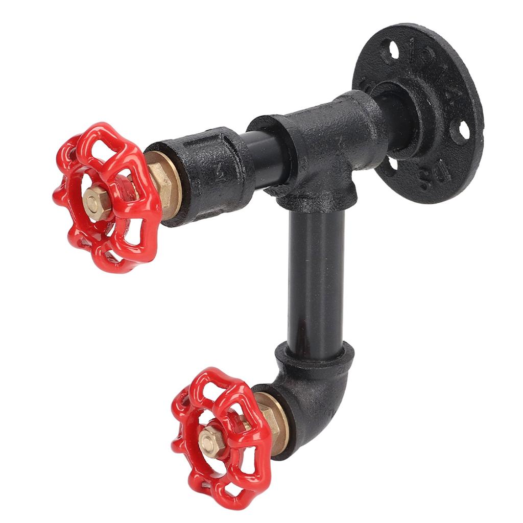 Industrial Pipe Coat Hook Rack Heavy Duty Rustic Hat Robe Towel Wall Mounted Holder Hanger Type C