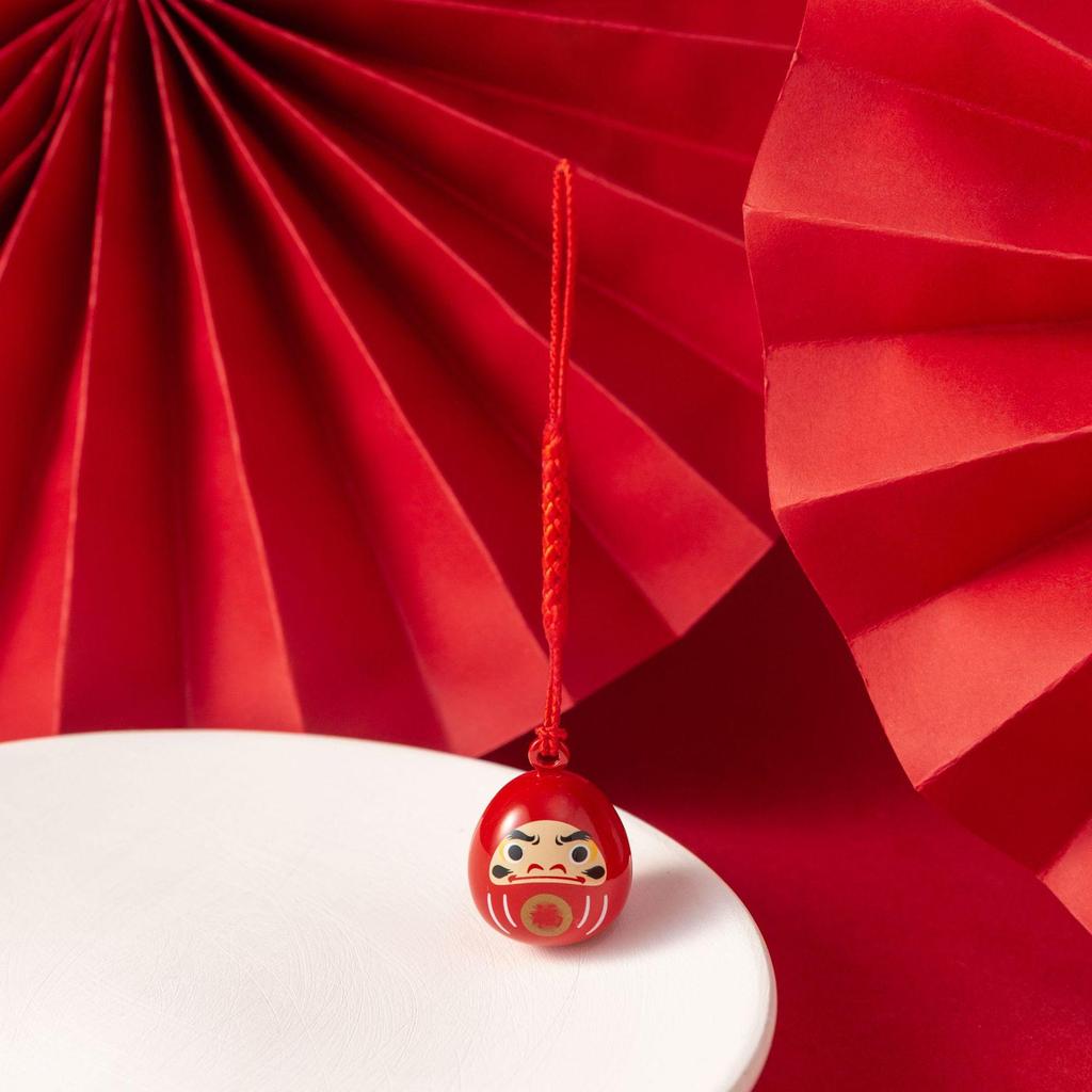 Japoński Kot Maneki-neko i Daruma Wisiorek na Szczęście Prezent