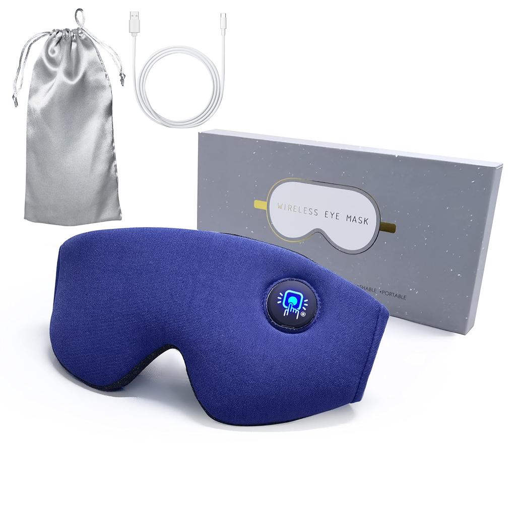 USB Rechargeable Hot Eye Mask Be Used Up To 8 Times Continuously On a Full Gift for Japanese Gift Case Packaging [Cordless] [Can Charge] [Audible Cue]