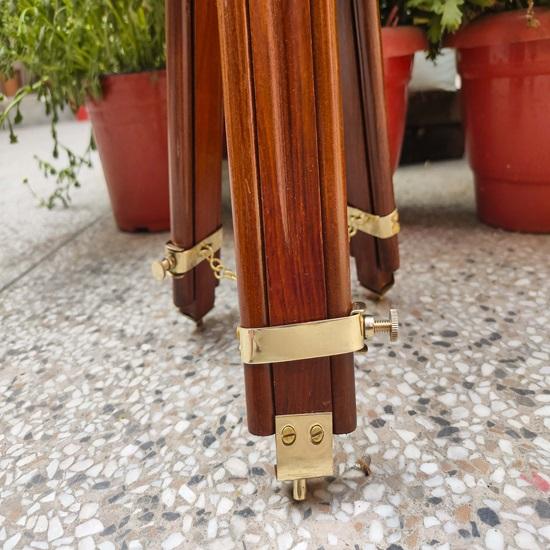 Marine Telescope,  Telescope On Tripod, Marine Telescope with Leather Stitching, Office Desk Decor
