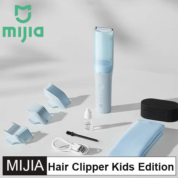 Cortador de Cabelo Infantil Xiaomi Mijia Com Função de Sucção de Cabelo 60min de Autonomia IPX7 à Prova d'Água Ponta de Lâmina com Esferas Redondas Barbeiro de Bebê