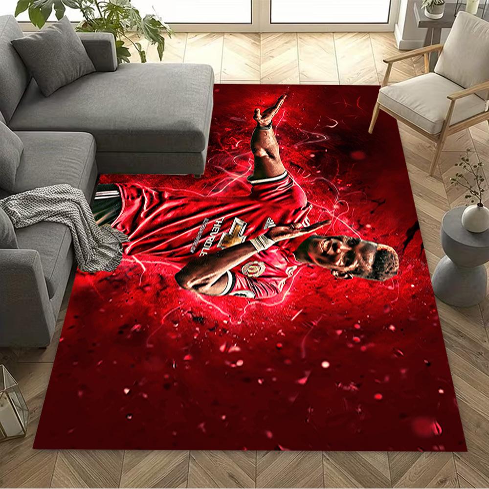 Pogba's Jersey Floor Rug Office Rug Suitable for Playrooms Balcony Dormitory Dining Room Antislip Carpet Decorate Offices