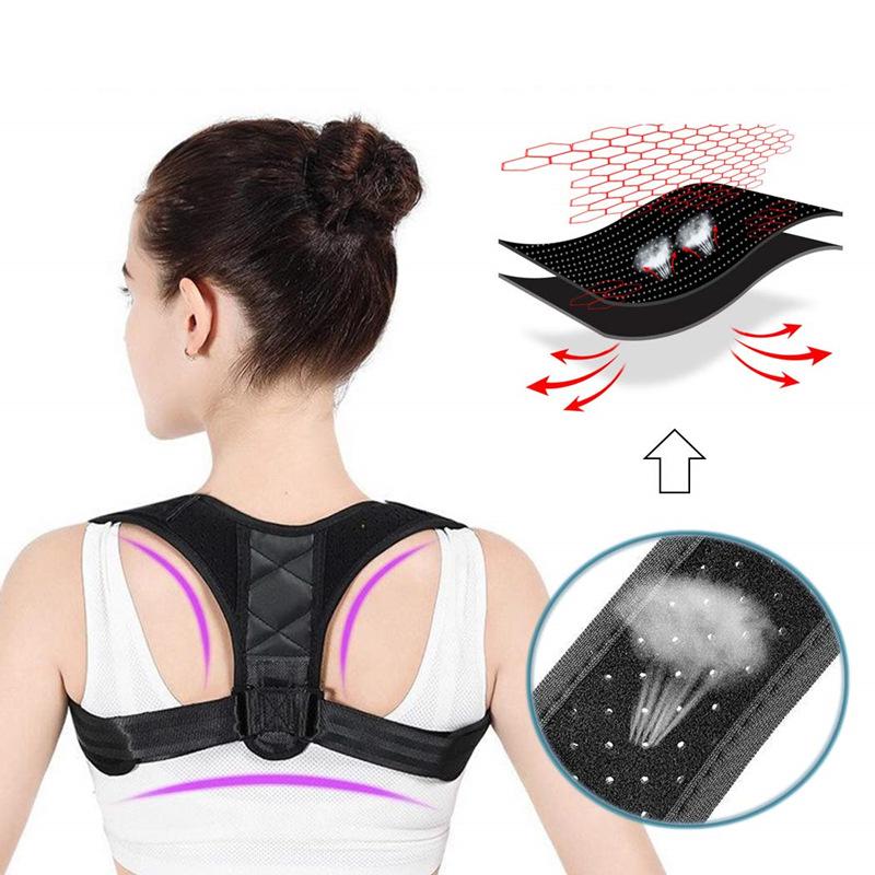 Mens and Womens Back Posture Corrector Straps To Prevent Hunchback Breathable Gym Back Support Straps