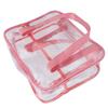 Clear Makeup Bag Large Capacity Waterproof   Closure Cosmetic Handbag Transparent Travel Toiletry Bag