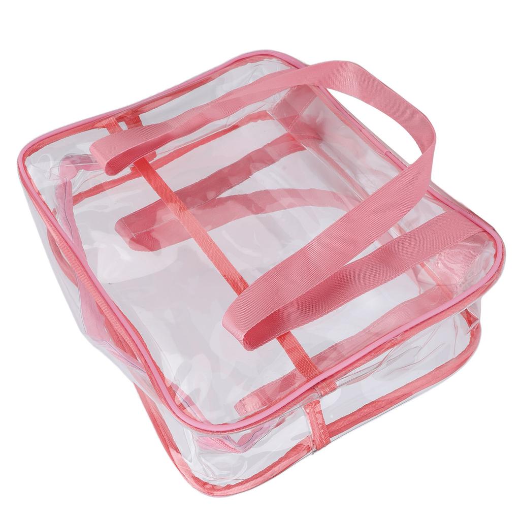Clear Makeup Bag Large Capacity Waterproof   Closure Cosmetic Handbag Transparent Travel Toiletry Bag