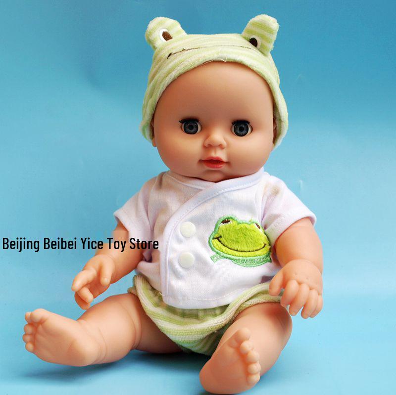 12" Simulation Doll with 30cm Dress-Up Clothes & 3-Piece Accessory Set