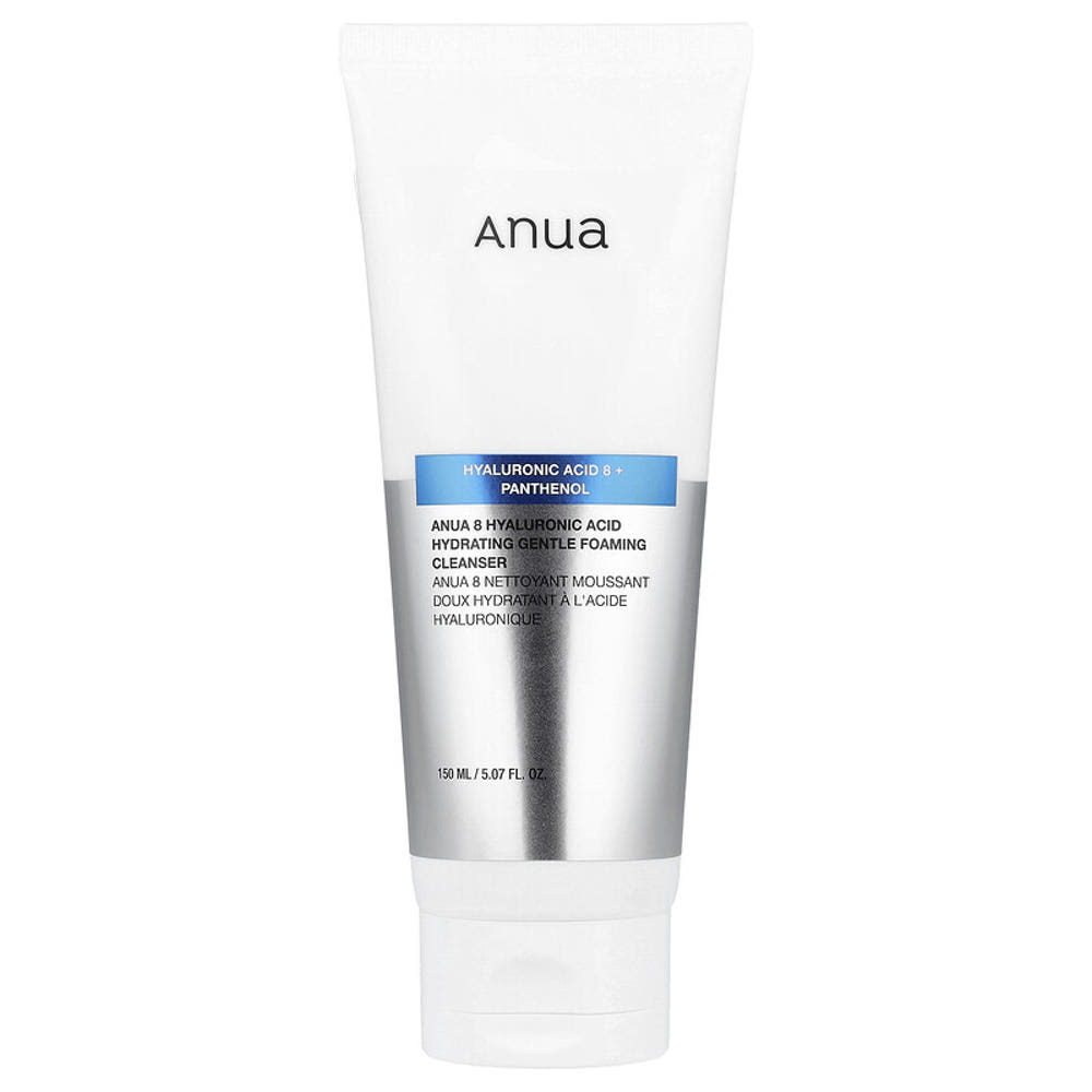 ANUA 8 Hyaluronic Acid Hydrating Gentle Foaming Cleanser Moisturizing Facial Cleanser 150ml