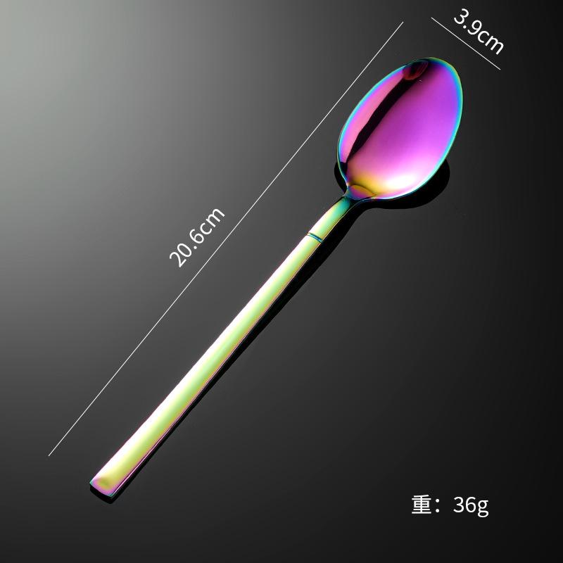 Stainless steel tableware knight western food knife and fork tableware set steak knife and fork premium fork spoon