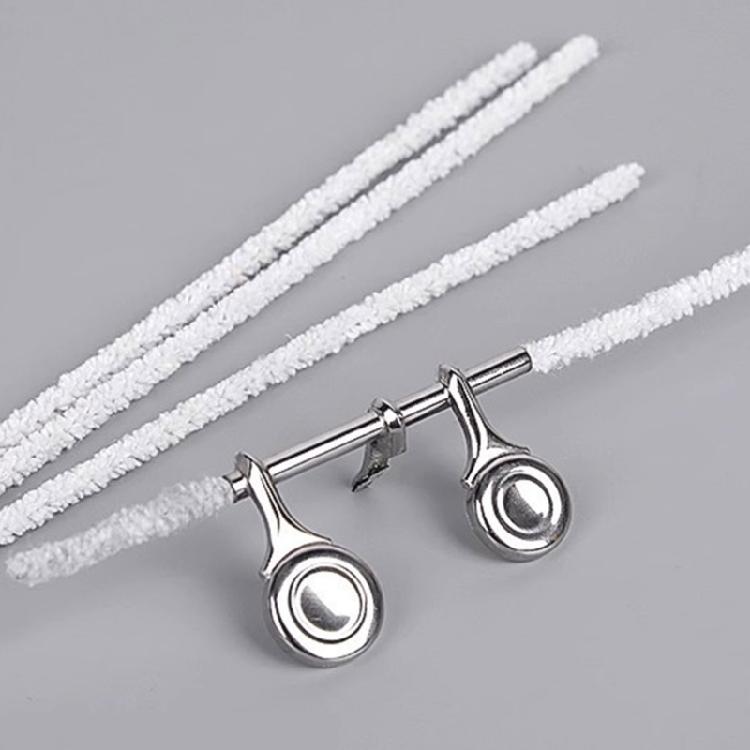 100PCS Pipe Cleaners Cotton Swabs Cleaning Cotton Rods Perfect for Flute and Musical Instruments Hygienic Maintenance