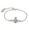 VIVIENNE WESTWOOD Mini Bass Relief Chain Brass Women's Bracelet, 61020051/02P551, [Used]