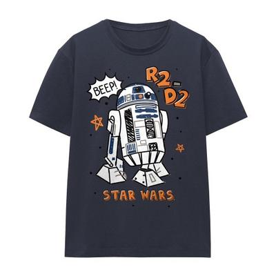 Womens/Ladies R2-D2 Marker T-Shirt