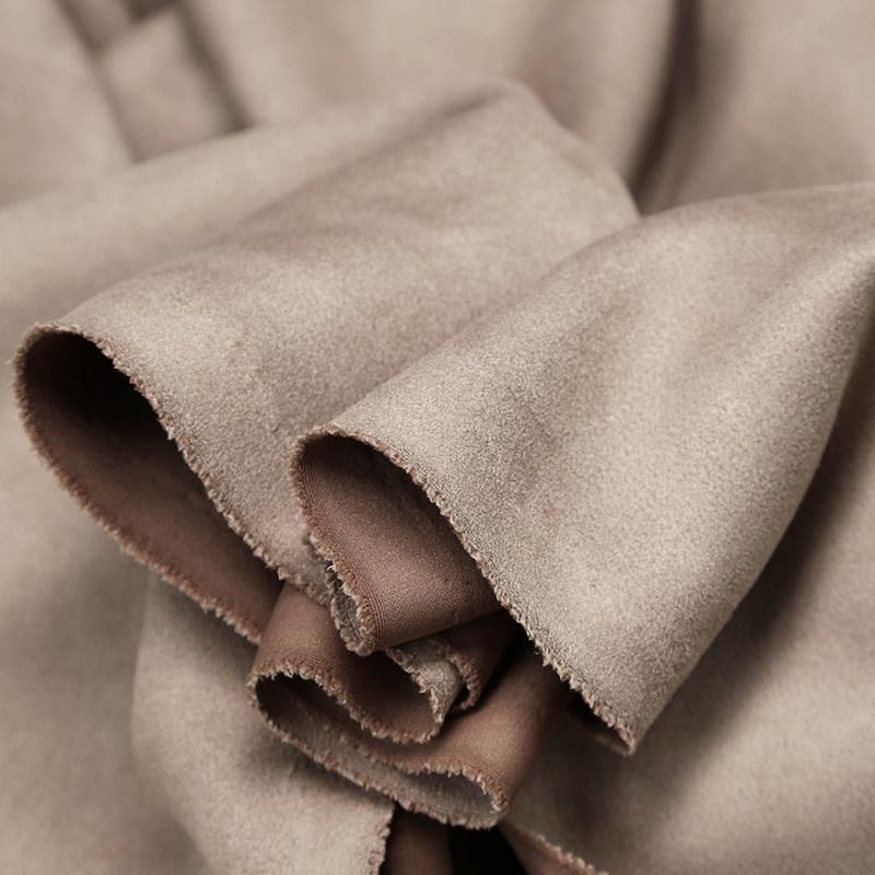 

Multi-Color High-grade Brushed Suede Fabric for Clothes Coats Jackets Sewing Winter Micro Elastic Plain Soft Cloth Smooth Drape 100cmx150cm