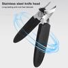 New Super Sharp Slanted Nail Clipper Stainless Steel Anti-Splash Toenail Pliers Easy-Open Diagonal Pliers