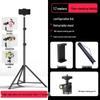 Mobile Live Streaming Floor Stand & 10" Fill Light with Retractable Thermometer Phone Clip