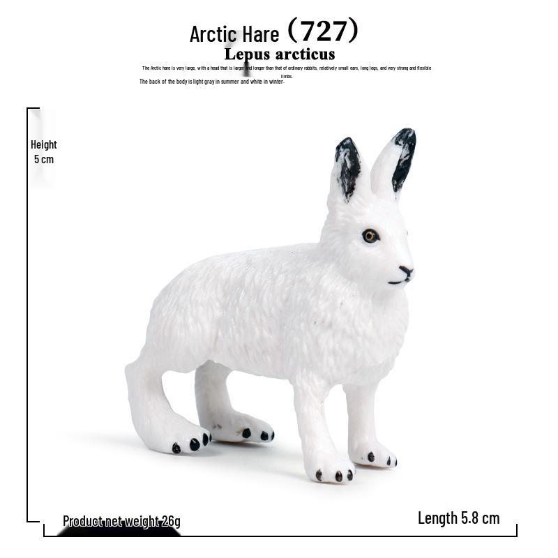 Children's Arctic Animal Model Set - Polar Bear, Fox, Wolf Simulation Toys