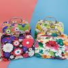 High Quality Floral Printed Cosmetic Bag Large Capacity Multifunctional Travel Wash Handbag Makeup Pouch Travel Organizer