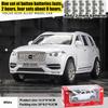 1/32 Volvo XC90 SUV Alloy Diecast Model Auto Accessory Sound & Light Series Children's Toy Kids Gift Birthday Present Collection