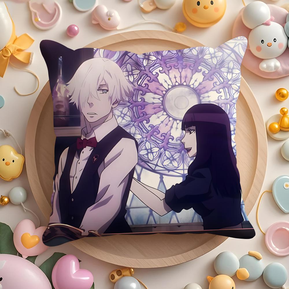 Death Anime P-Parade Cushion Cover Home & Car Multi-Scene Pillow Cover - Reversible, Soft & Durable for Daily Use