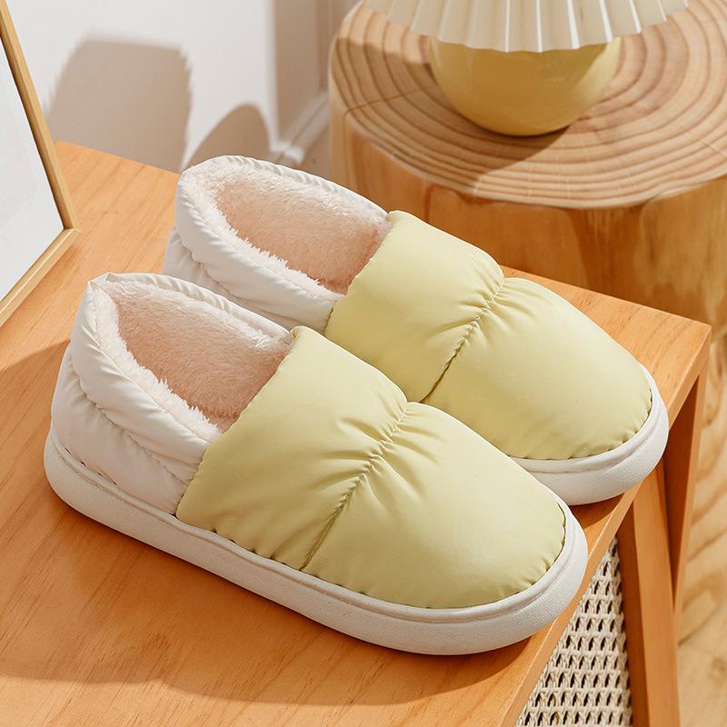 Cotton slippers autumn and winter thickened indoor home non-slip warm home home confinement slippers women