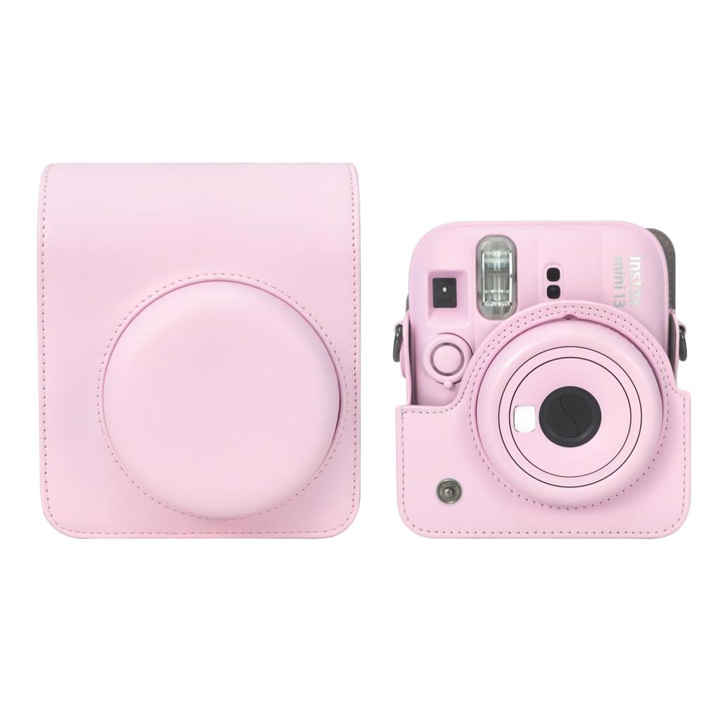 WDMART Camera Case for Fujifilm Instax Mini Shockproof Protective Cover with Adjustable and Detachable Shoulder Metal Snap Plain for Daily Travel and