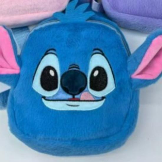 Cute Stitch Plush Backpack for Kids - Children's Storage Bag & Toy Carrier