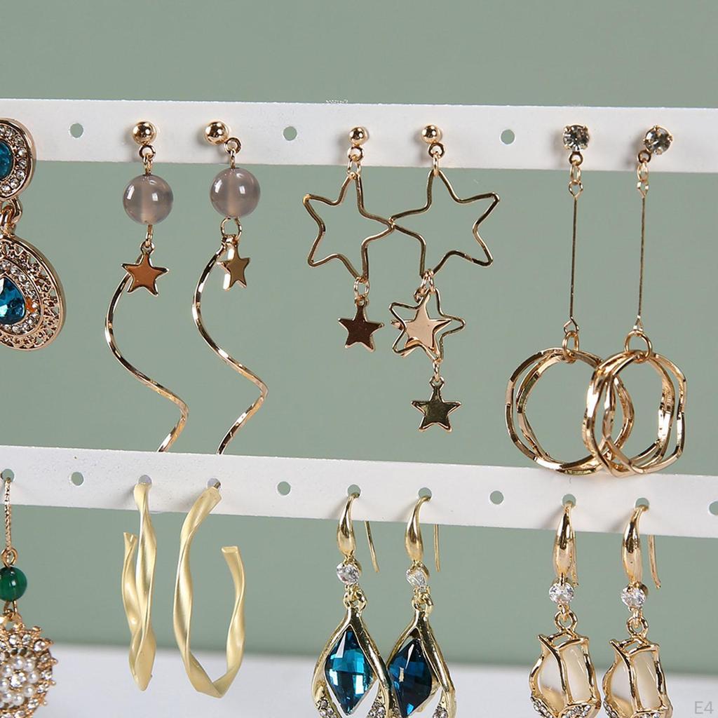 Earring Holder Organizer 3 Tier Durable for Bathroom