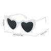 Bachelorette Party Sunglasses Wedding Bridal Shower Decor Hen Party Supplies Bride To Be Bridesmaid Gift Heart Shaped Glasses