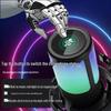 RGB USB Desktop Boom Arm Microphone for Gaming, Streaming & Recording with Mute & Monitoring Features