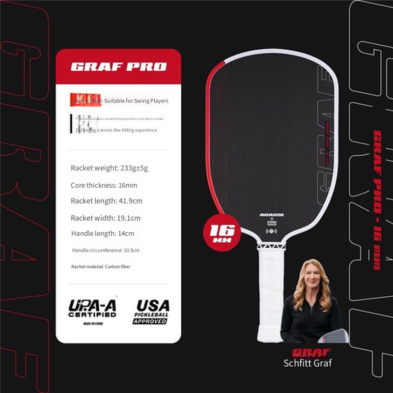 4th Gen Core Thermoformed T700 Carbon Fiber Pickleball Paddle Tournament Grade Professional Sports Racket