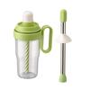 Bartender Shaker Set Leakproof Cocktail Maker with Ice Mold BPA-Free Plastic Shake Kettle for Lemon Tea & Mocktails