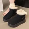 Fluffy Fur Winter Boots for Women Non Slip Plush Snow Boots Thick Bottom Warm Cotton Shoes Woman Platform Ankle Botas Mujer 2025