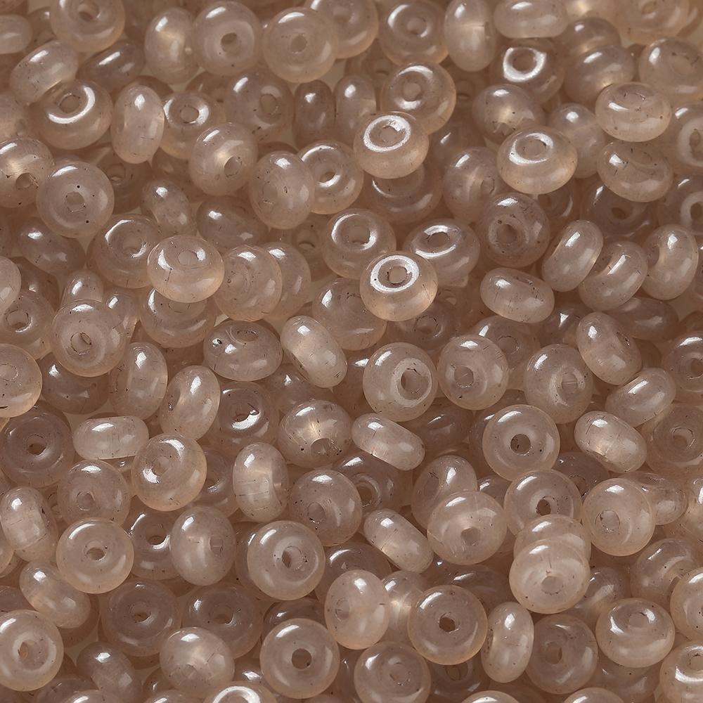 50pcs Glass Imitation Jade Beads Flat Round Spacer Beads Assortments for DIY Necklaces Bracelets Jewelry Making Accessories