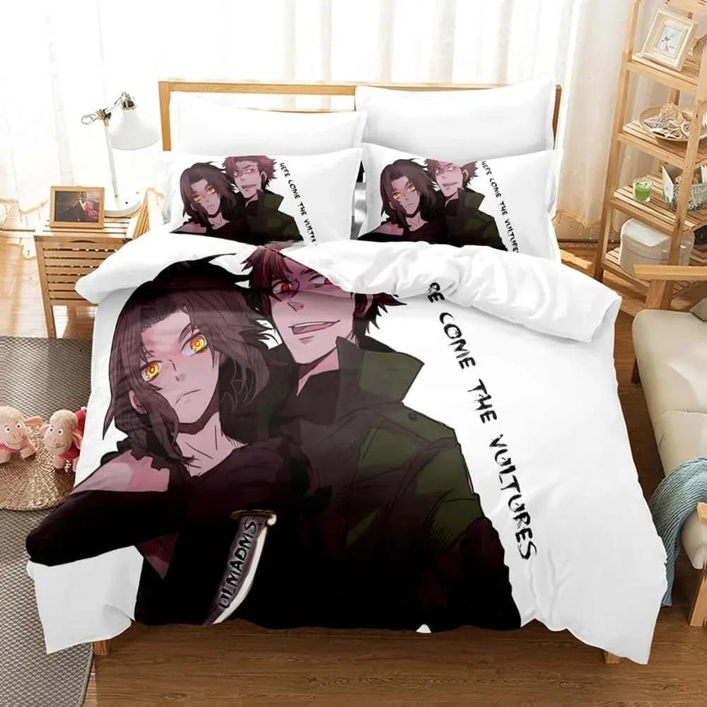 Durable Classic 3D Print Anime Bed Baccano Size Adult Kid Bedroom Sets Single Twin Full Queen King Quilt