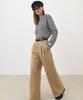 ARTID Deep Tuck Wide Cotton Pants_Beige